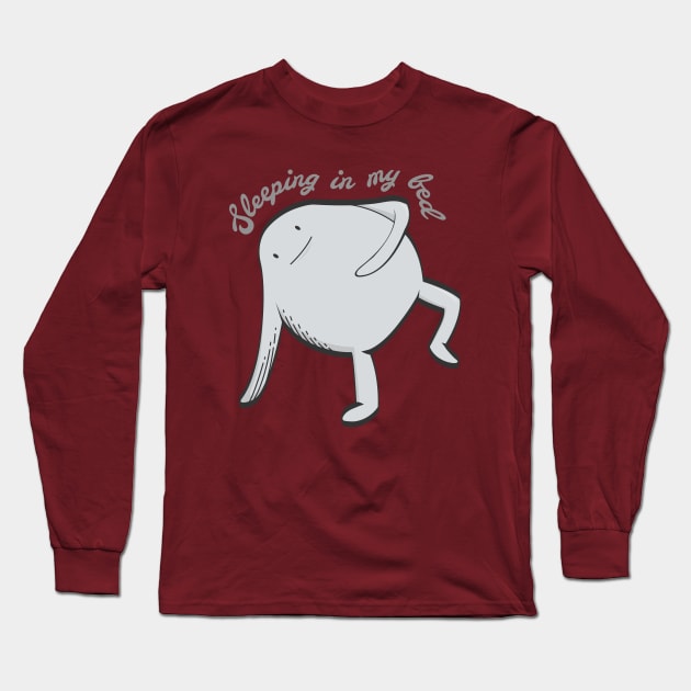 Sleeping egg Long Sleeve T-Shirt by Namarqueza